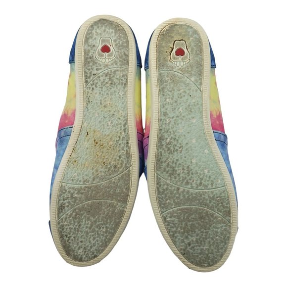 Skechers BOBS Swedish Phish Shoe US 7 UK 4 EU 37 Slip On Flats Tie Dye Fabric - Picture 7 of 11